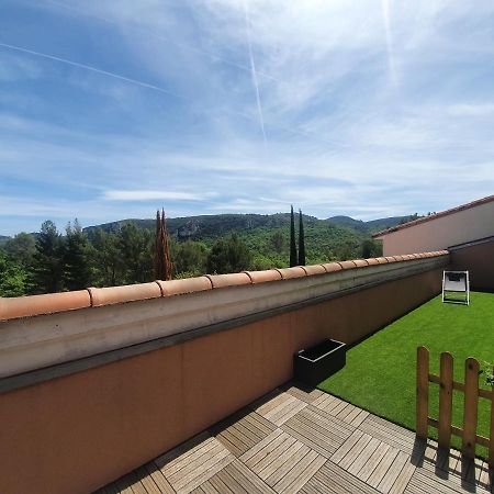 Terrasse 130M2 Panoramique Avec Climatisation Piscine - 3 Chambres Gréoux-les-Bains Exterior foto